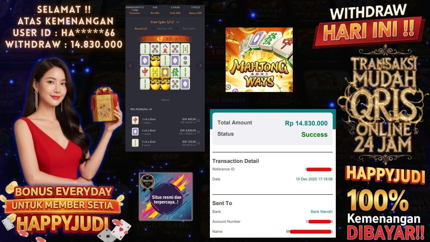 HAPPYJUDI JACKPOT SLOT MAHJONG WAYS